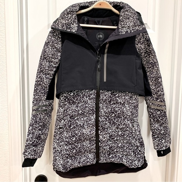 ๐ Canada Goose Black Label CW Hybridge Down Reflective Long Puffer Coat XS - Picture 5 of 16